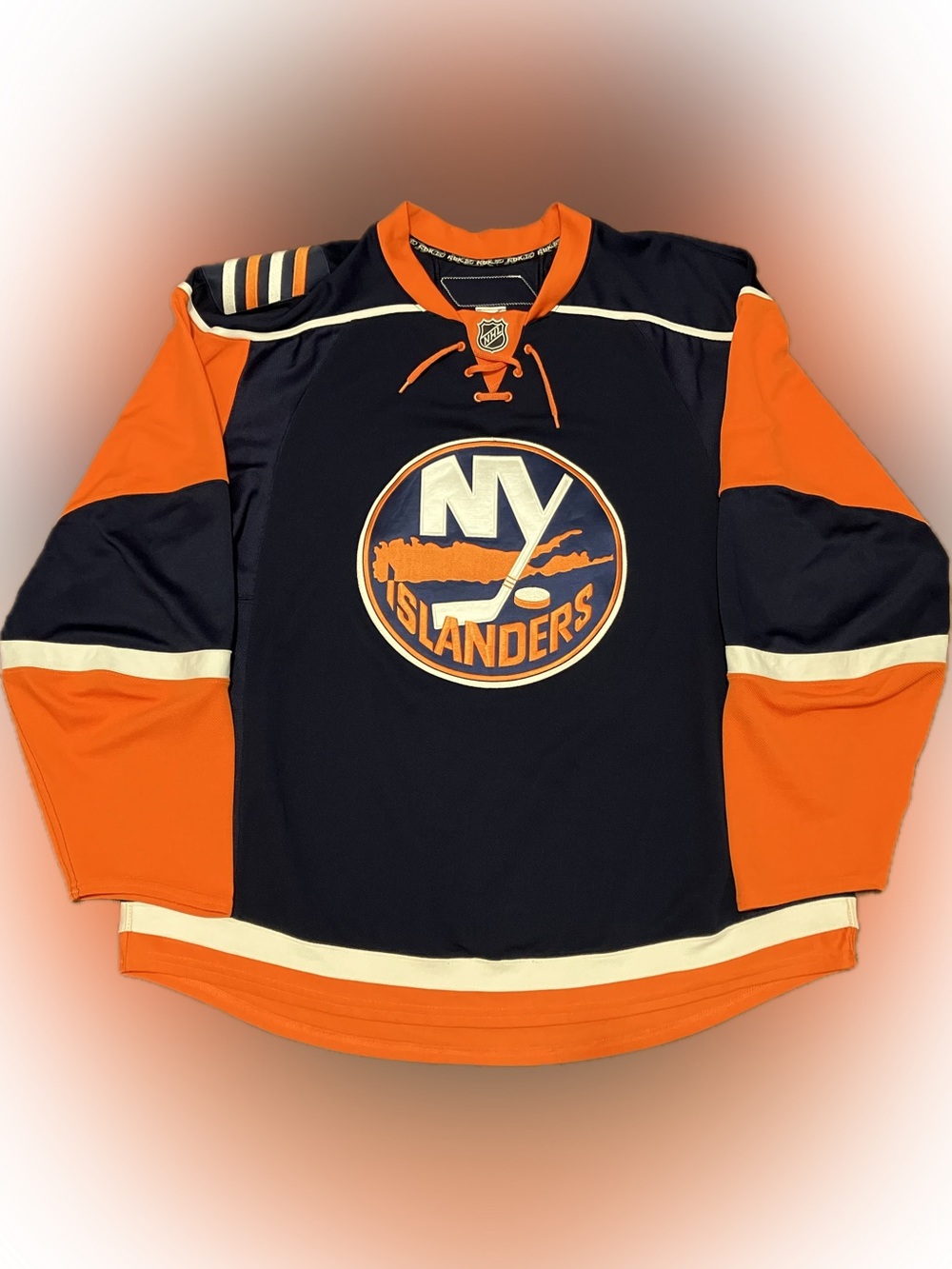 New York Islanders Blank Reebok Edge 1.0 NHL Hockey Jersey Size 56